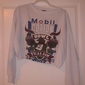Vintage Texas A&M Cropped Sweatshirt